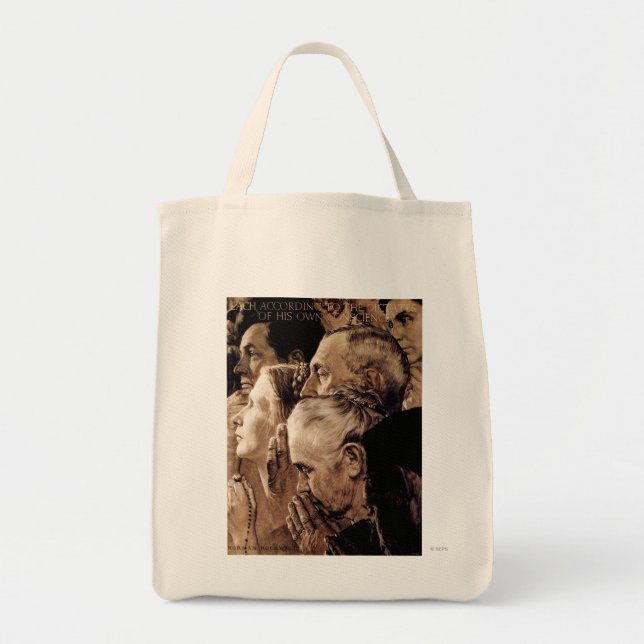 Freedom of Worship Tote Bag (Front)