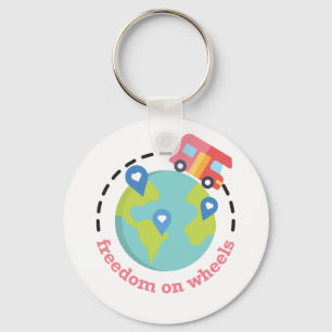 Freedom on Wheels Key Ring