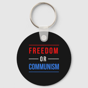 Freedom Or Communism Funny Election 2024 Trump Vs Key Ring