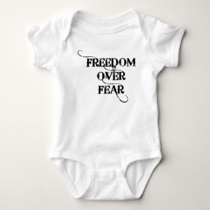 Freedom Over Fear Baby Bodysuit