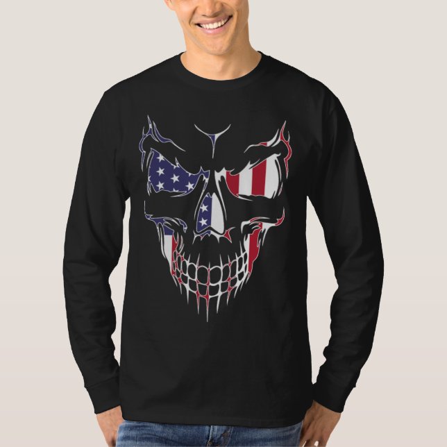 Freedom Over Fear Pro Gun USA Flag 2nd Amendment   T-Shirt (Front)