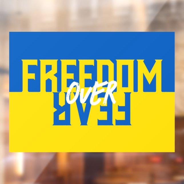 Freedom Over Fear Support Ukraine  (Sheet 2)