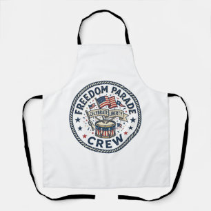 Freedom Parade Crew Patriotic Patriotic Parade Vin Apron