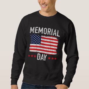 Freedom Patriotic Veteran USA Flag American Memori Sweatshirt