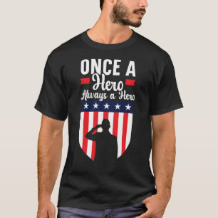 Freedom Patriotic Veteran USA Flag American Memori T-Shirt