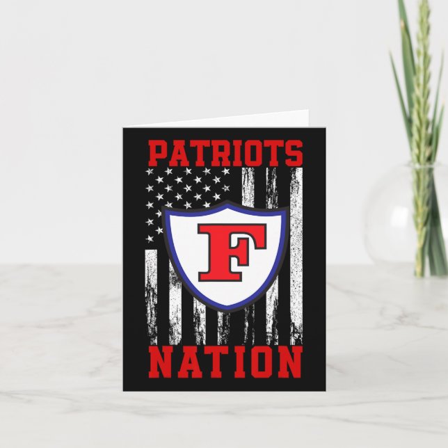 Freedom Patriots Logo Nation Hs  Card (Front)