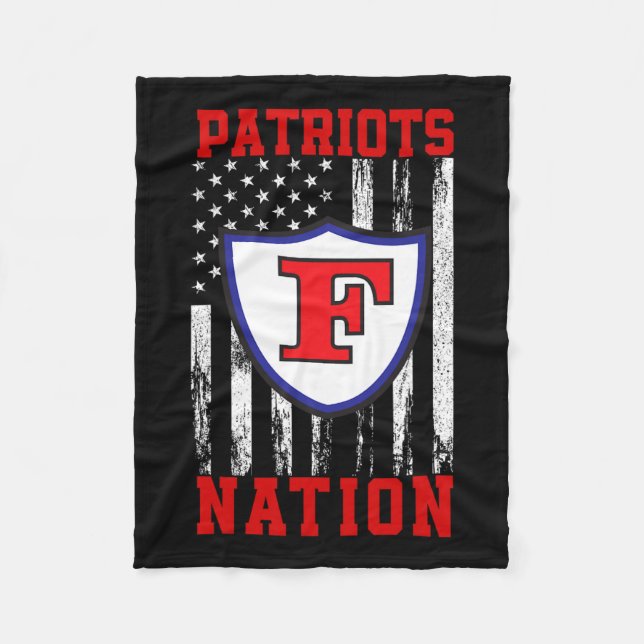 Freedom Patriots Logo Nation Hs  Fleece Blanket (Front)