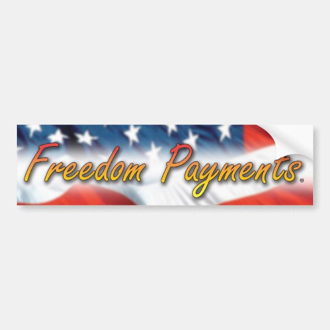 Freedom Payments Bumper Sticker (Front)