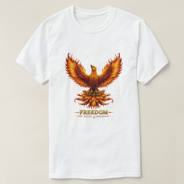 Freedom Phoenix Men's Graphic T-Shirt (Design Front)