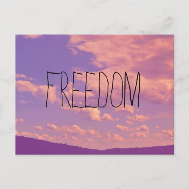 Freedom Postcard (Front)