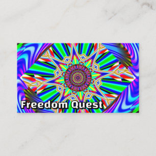 Freedom Quest (You May Change The Words) Business Card