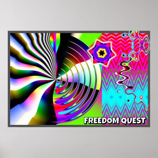 FREEDOM QUEST ( you may change the words ) Poster (Front)