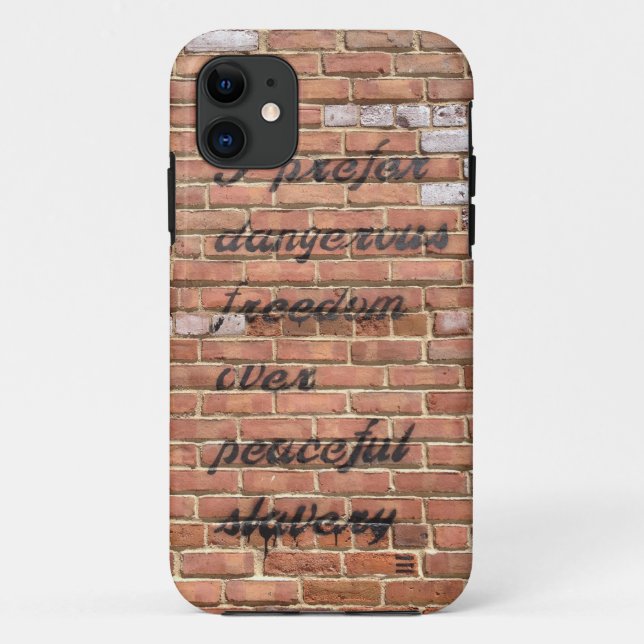 Freedom Quote Iphone Case (Back)
