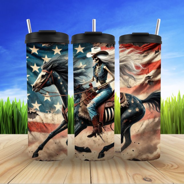 Freedom Rider: Ghost of the West Thermal Tumbler (Creator Uploaded)