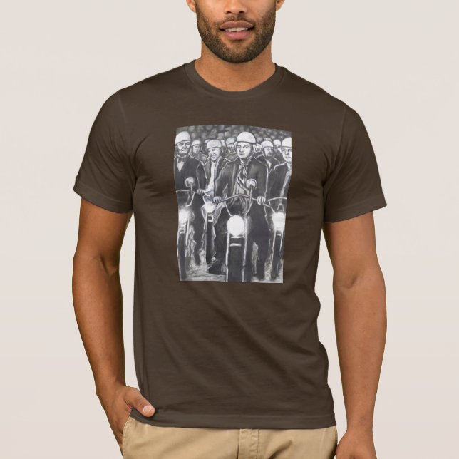 Freedom Riders, Humourous Patriotic T-Shirt (Front)