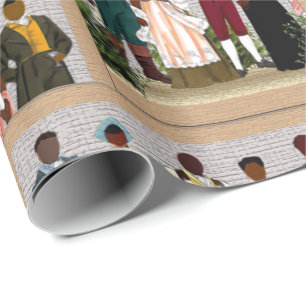 Freedom Rings 1712 • Afrocentric Wrapping Paper