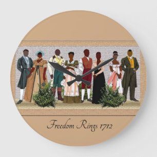 Freedom Rings 1712 Large Clock
