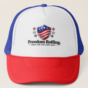 Freedom Rolling Patriotic Trucker Design – Born fo Hat