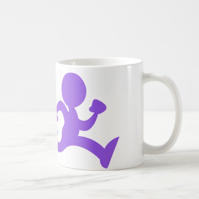 Freedom Run Logo White Mug (Right)