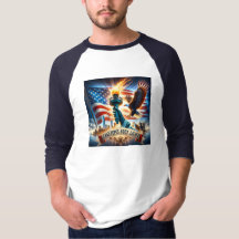 Freedom’s Holy Light Patriotic T-Shirt – USA Pride