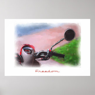 Freedom Scooter Poster