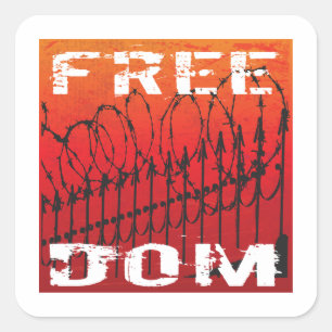 FREEDOM SQUARE STICKER