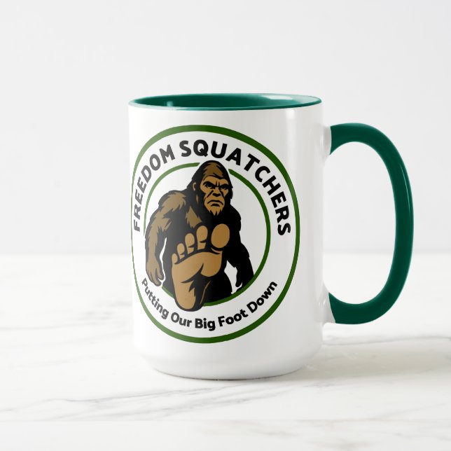 Freedom Squatchers Double Sided Coffee Mug (Right)
