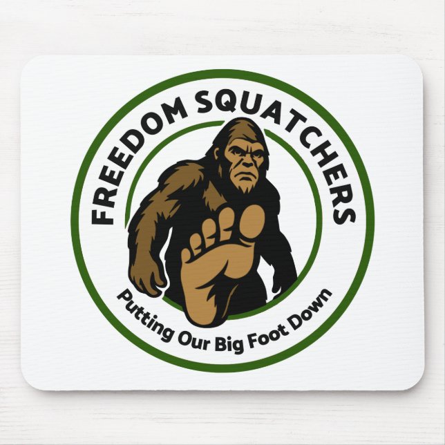 Freedom Squatchers Mouse Pad (Front)
