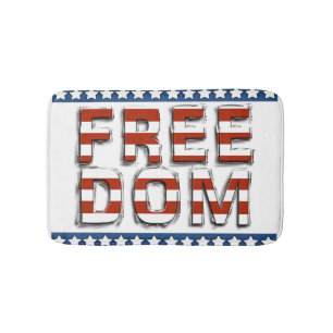 Freedom - Stars and Stripes Bath Mat