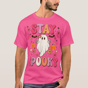 Freedom Stay Spooky Cute Halloween Ghost Bats Spoo T-Shirt
