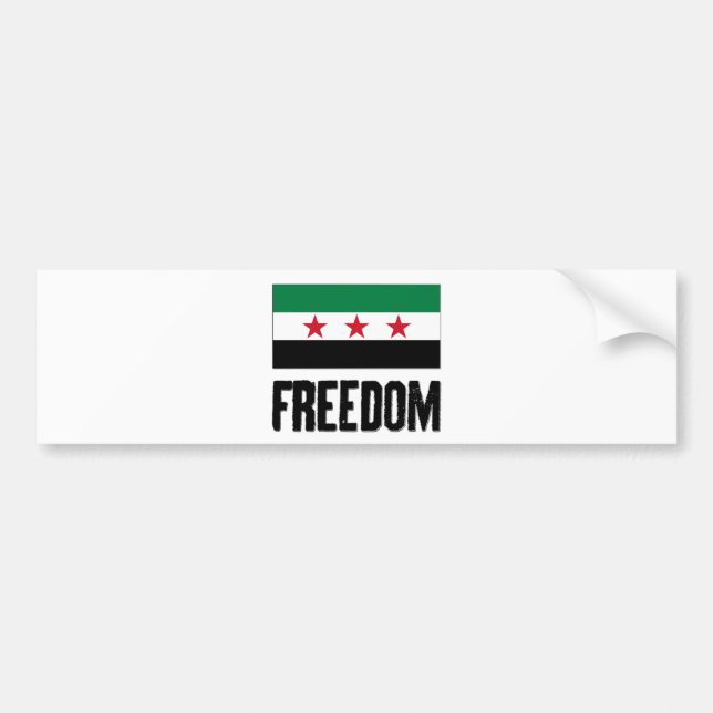 Freedom - Syria Bumper Sticker (Front)