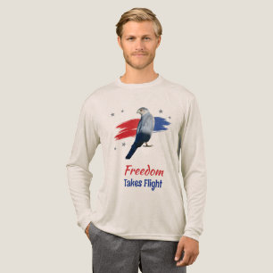 Freedom Takes Flight T-Shirt Tri-Blend Shirt