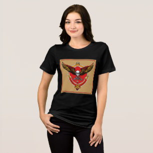 "Freedom Takes Flight: Wings of Liberty Tri-Blend Shirt