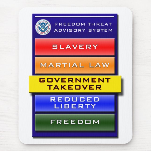 Freedom Threat Advisory Mousepad (Front)