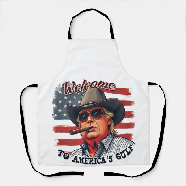 Freedom to American’s Gulf American Trump  Apron (Front)