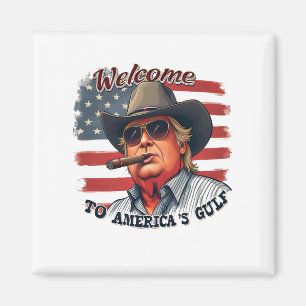 Freedom to American’s Gulf American Trump  Magnet