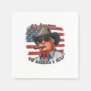 Freedom to American’s Gulf American Trump  Napkin