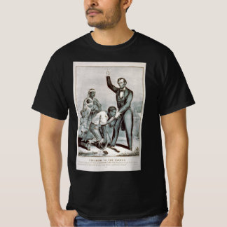 Freedom to the Slaves with Abraham Lincoln T-Shirt