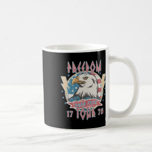 Freedom Tour Born To Be Free 4th Of July 1776 Eagl Coffee Mug