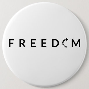 Freedom Turning Point 6 Cm Round Badge