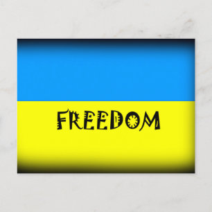 Freedom Ukraine Postcard