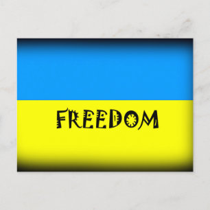 Freedom Ukraine Print Postcard