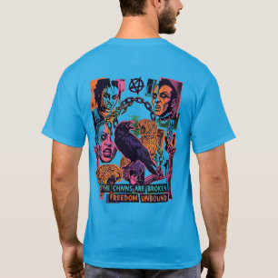 Freedom Unbound Shirt – Punk Collage Graphic Tee