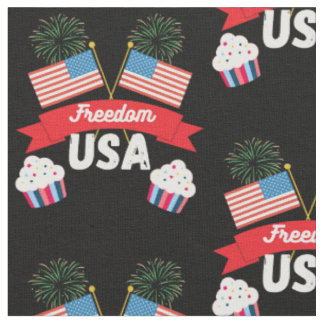 Freedom, usa, independence day style fabric