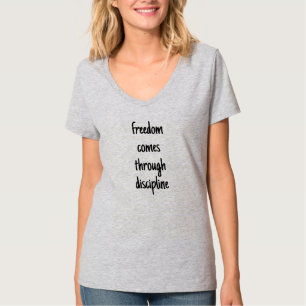 Freedom Women's Basic V-Neck T-Shirt