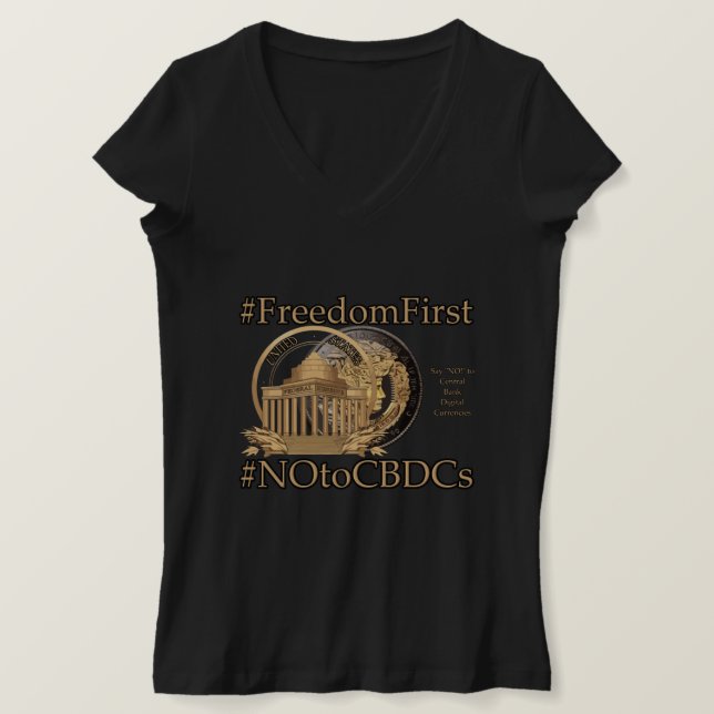 #FreedomFirst: Liberty Wallet- Embrace Freedom T-Shirt (Design Front)