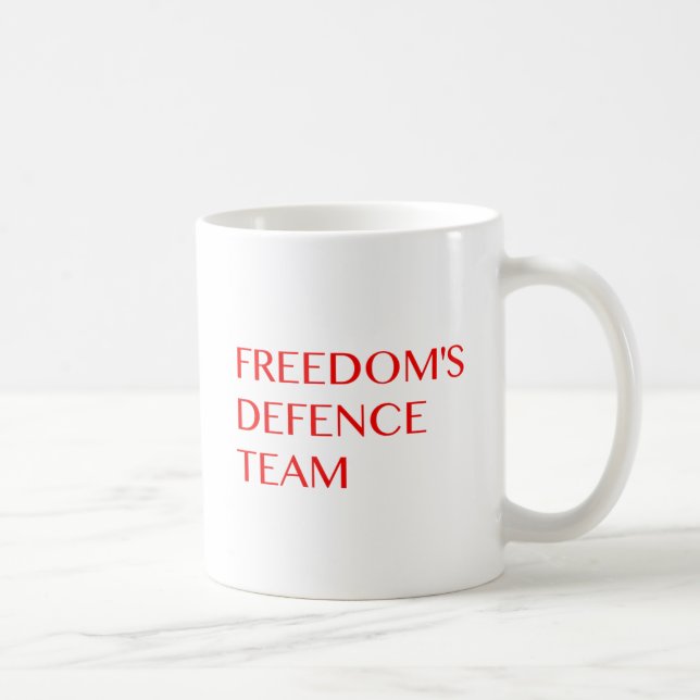 Freedom's Defense Team Mug (Right)