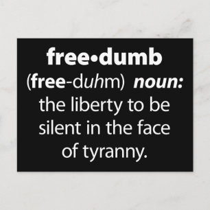 Freedumb Postcard