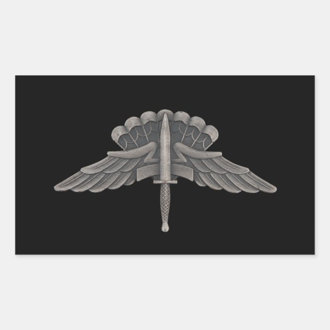 Freefall (HALO) Rectangular Sticker (Front)