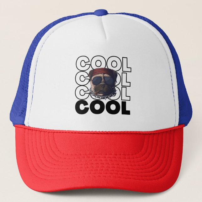 Freefit Cool Trucker Hat – Retro Mesh Cap for Men  (Front)
